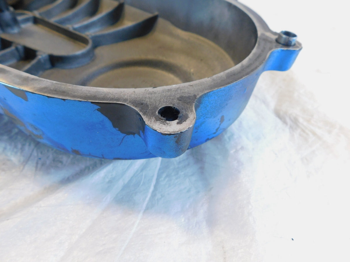 Harley Davidson Softail Blue Left Engine Motor Primary Chain & Clutch Cover - C3 Cycle