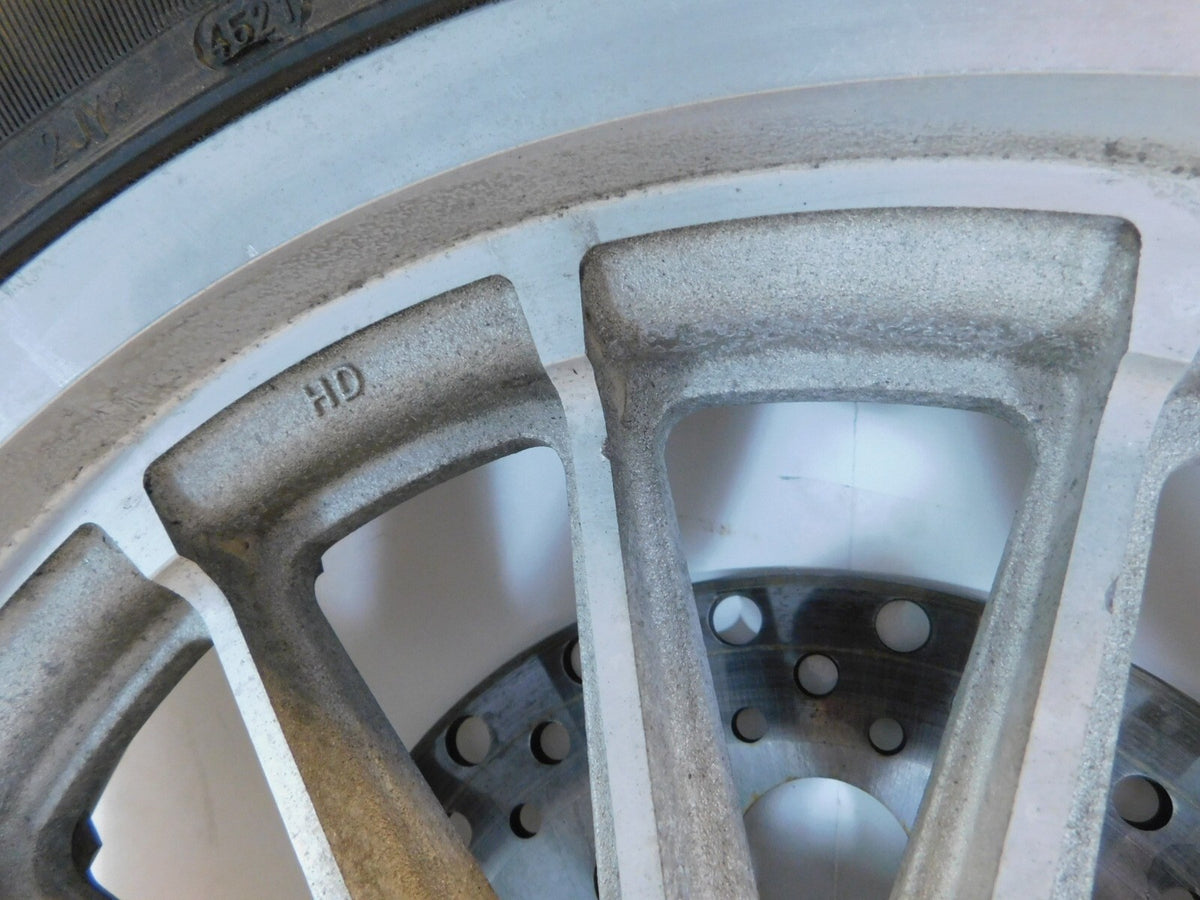 1996-1999 Harley Sportster 883 & 1200 Silver Cast Rear Wheel Rim 13 Spoke - C3 Cycle