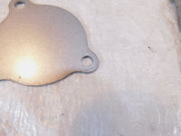 1991-1993 Honda Nighthawk 750 CB750 Silver Engine Left Side Cover Plate & Screws - C3 Cycle