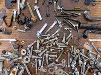 08 Harley Davidson Sportster 883 Custom Hardware Nut Bolt Brackets Parts Box Lot - C3 Cycle