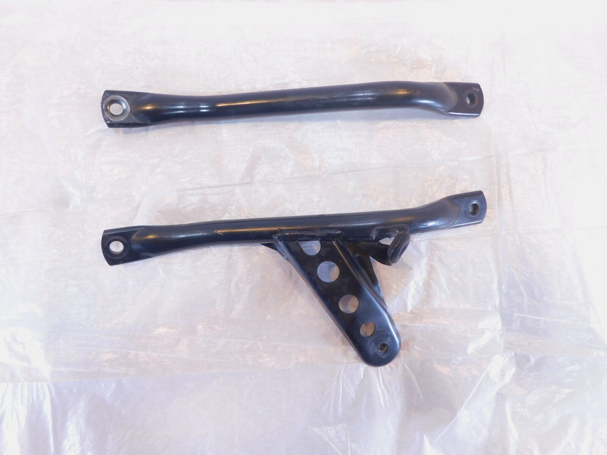 2005-2008 BMW R1200 ST R1200ST Black Left/Right Front Frame Support Mount Rods - C3 Cycle