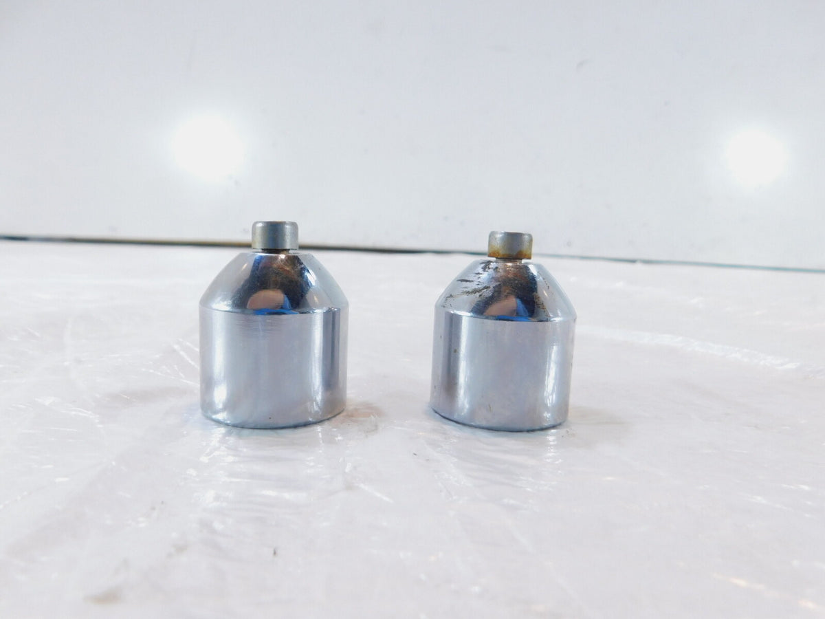 Pair Moto Guzzi Special 750 V7 III & V9 850 Front Handlebar Grip End Weight Cap - C3 Cycle