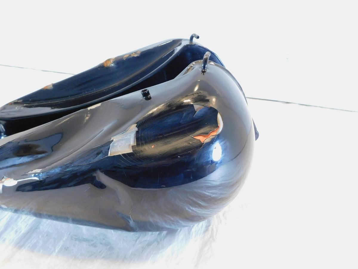 10-17 Harley Davidson Dyna Wide Glide & Street Bob Black Fuel Gas Tank - DENTED - C3 Cycle