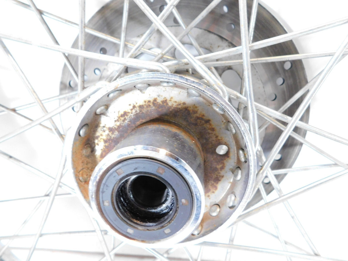 Harley Davidson Softail & Dyna Wide Glide Chrome 21" Front Wheel Rim & Rotor - C3 Cycle