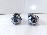 Harley Touring FXR Dyna Sportster & Softail Chrome & Rubber Footpegs Footrests - C3 Cycle