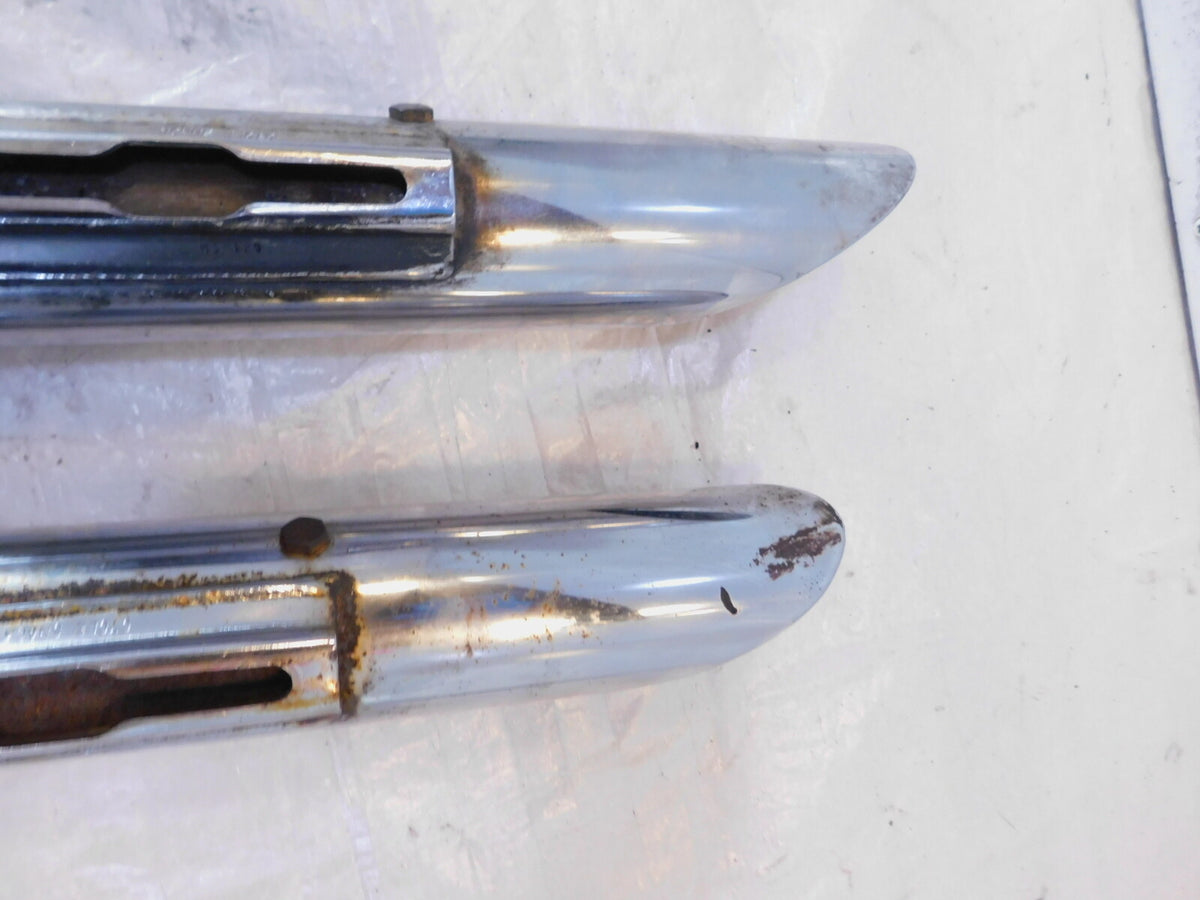 1991-1994 Harley Davidson Dyna Low Rider & Wide Glide Slash Cut Pipe Mufflers - C3 Cycle