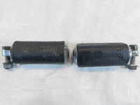 Harley Touring FXR Dyna Sportster & Softail Black Rubber Footpegs Footrests