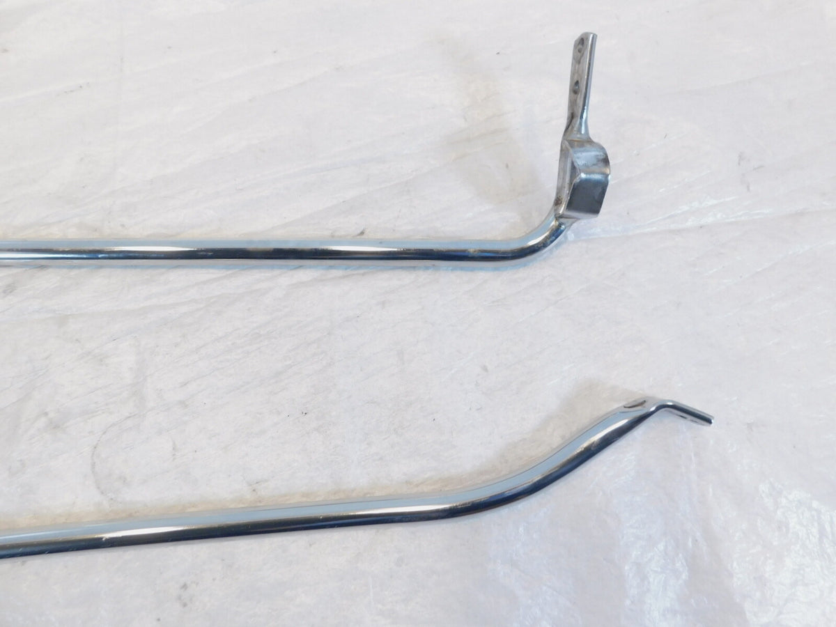Harley Davidson Road King & Street Glide Left & Right Chrome Saddlebag Bracket - C3 Cycle