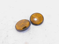 Honda CB650 750 900 CB650SC Nighthawk ST1300 Amber Front Fender Reflectors - C3 Cycle