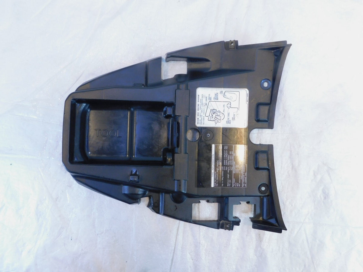 02-13 Honda FSC600 Silver Wing 600 Lower Under Seat Tool Panel Bottom Cover - C3 Cycle