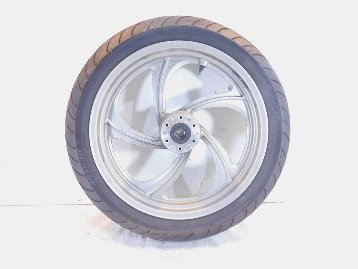 2008-2009 Victory Vision Touring Silver Cast Front Wheel Rim with Tire - C3 Cycle
