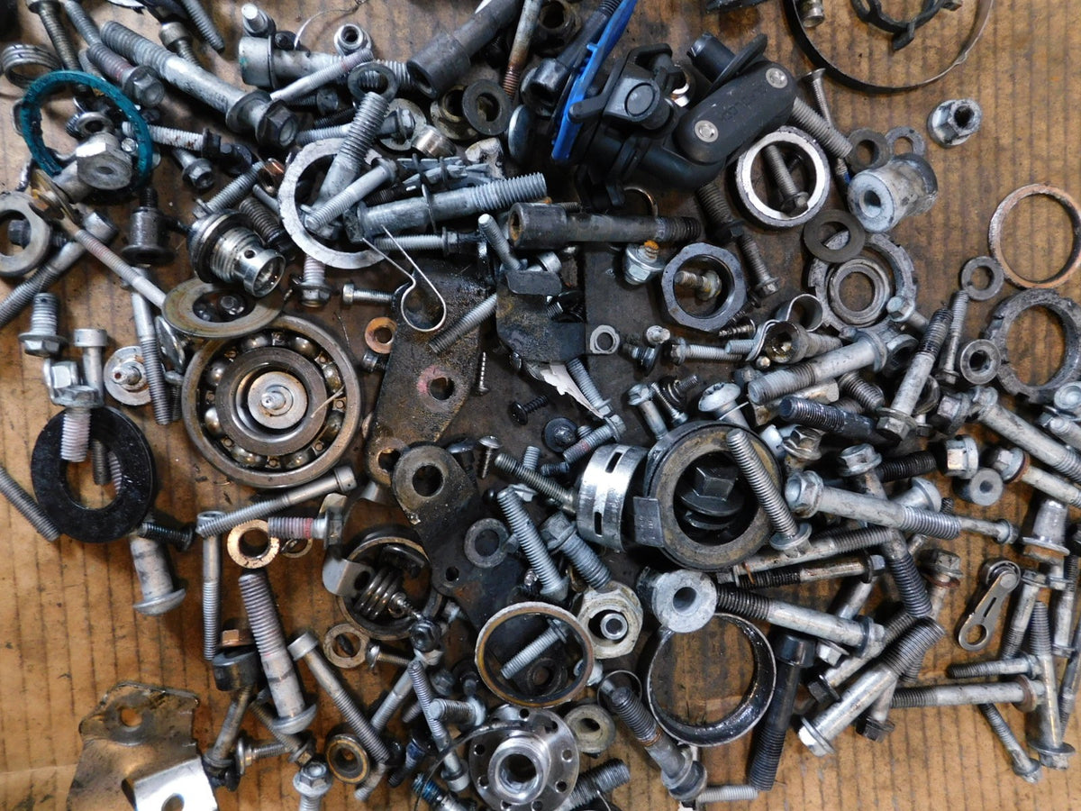 20-24 Aprilia RS660 Extrema 660 Miscellaneous Nuts Bolts Brackets Parts Box Lot - C3 Cycle