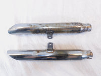 Harley Davidson Sportster 883 & 1200 Slip On Chrome Exhaust Header Pipe Mufflers - C3 Cycle