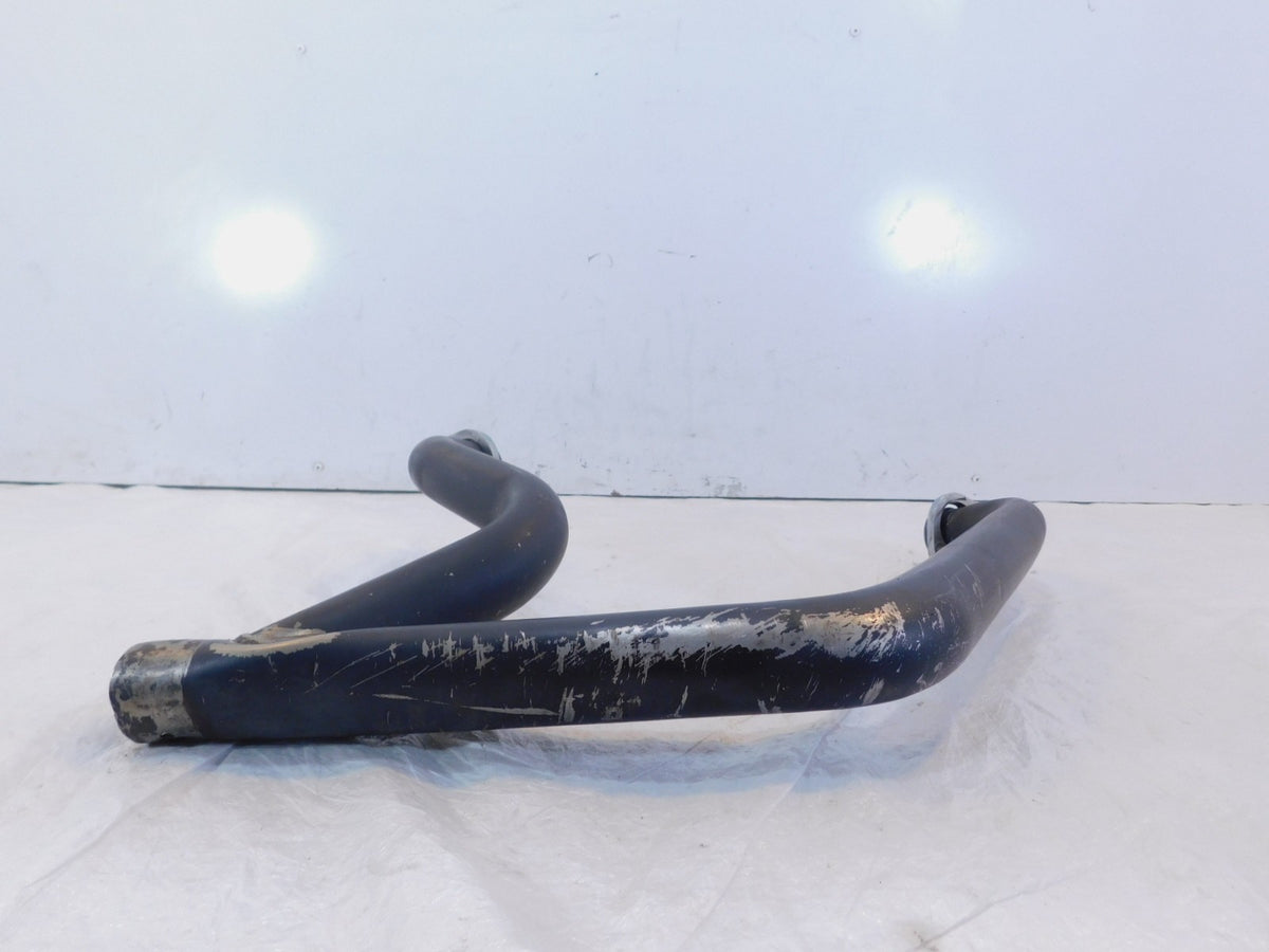 2002 & 2003 Indian Gilroy Scout Black 2 Into 1 Engine Exhaust Header Pipes - C3 Cycle