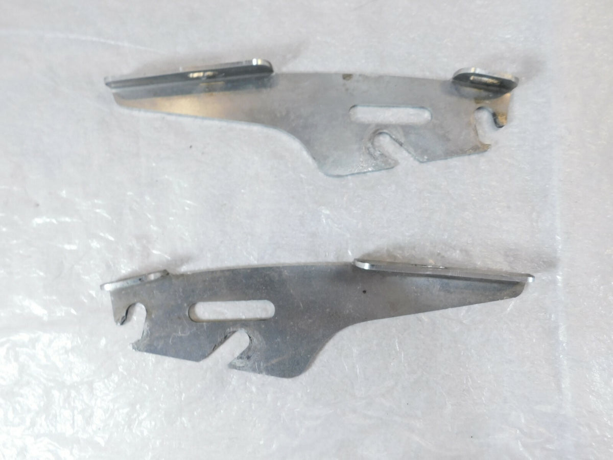 2 Harley Davidson Softail or Dyna 41mm Windscreen Windshield Mount Brackets - C3 Cycle