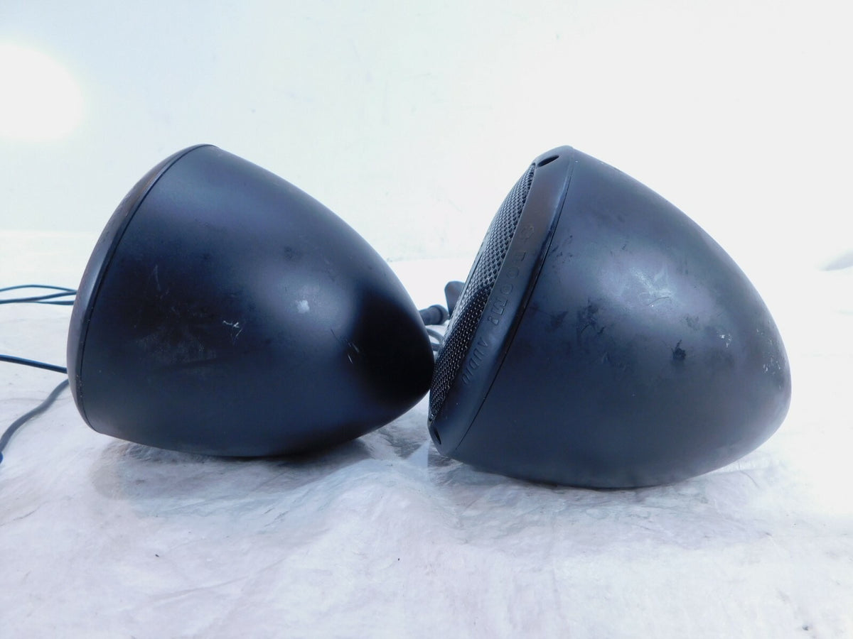 2008 08 Yamaha V-Star 650 XVS650 Custom Handlebar Clamp On Front Speakers Pair - C3 Cycle