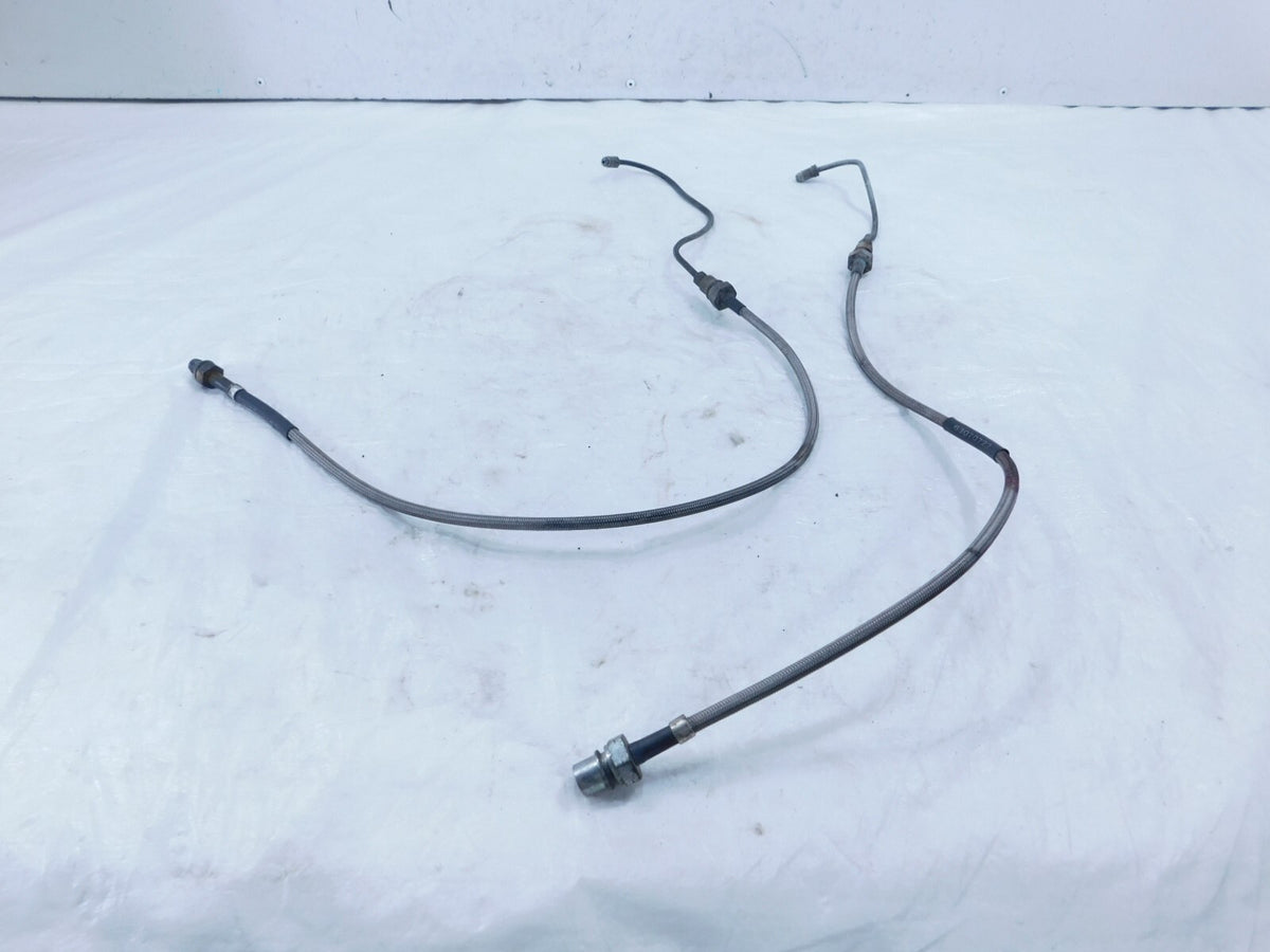 1976 76 Moto Guzzi Convert I V1000 Front Wheel Brake Caliper Hose Pipe Lines - C3 Cycle