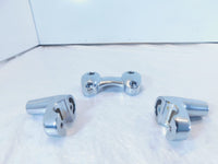 2011 Kawasaki Vulcan Custom 900 VN900 Front Handlebar Mount Clamp Bracket Risers - C3 Cycle
