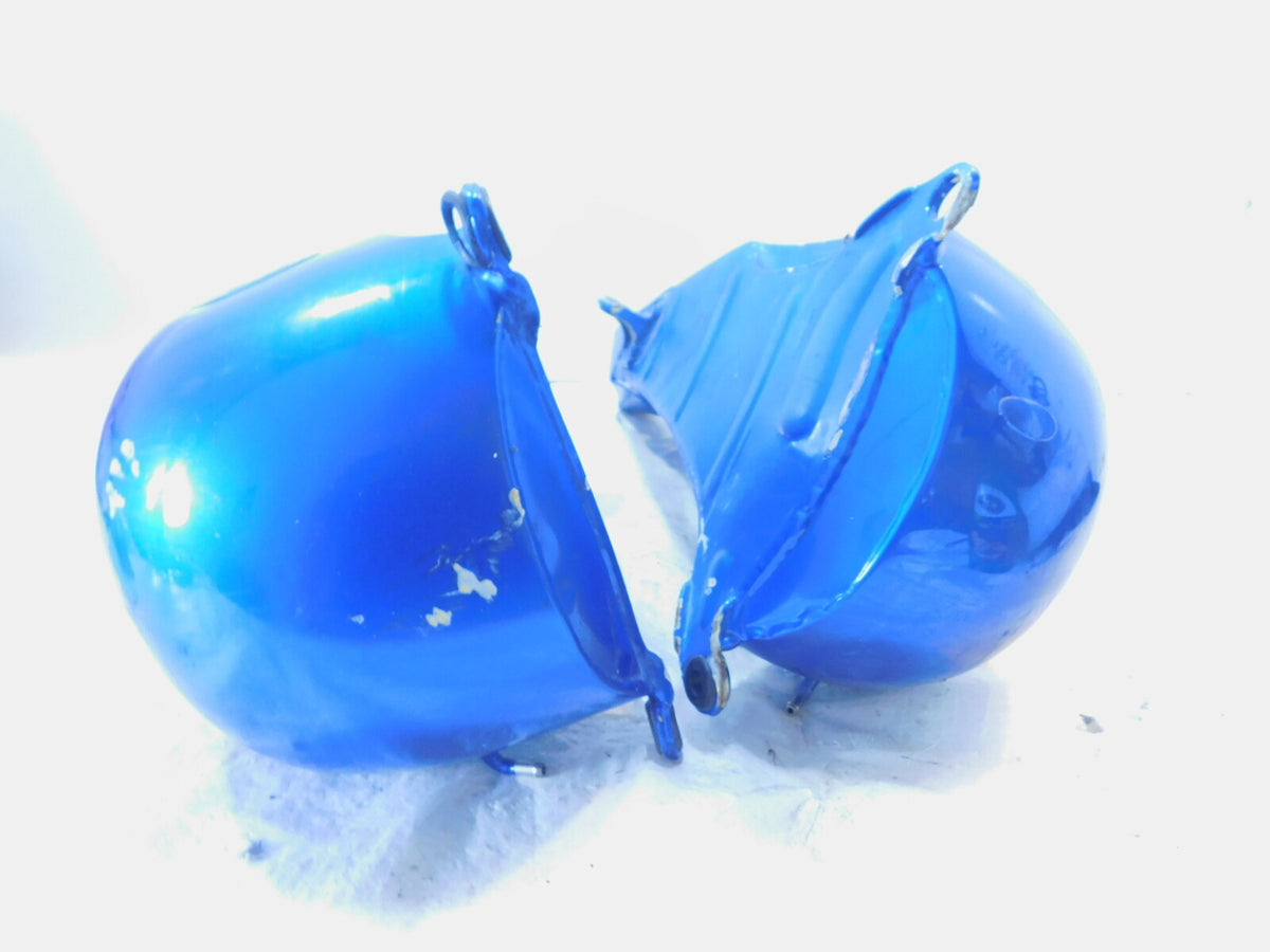 2001 Titan Phoenix ZRM ZSX Softail EVO Blue Left & Right Fuel Gas Petrol Tanks - C3 Cycle
