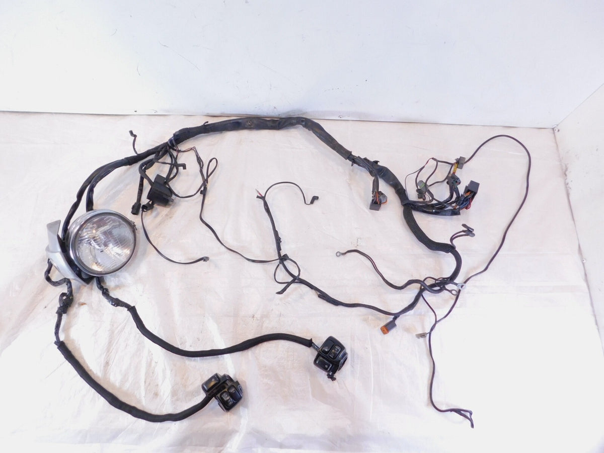 Harley Davidson Sportster 883 1100 & 1200 Wire Wiring Harness Headlight & Switch - C3 Cycle