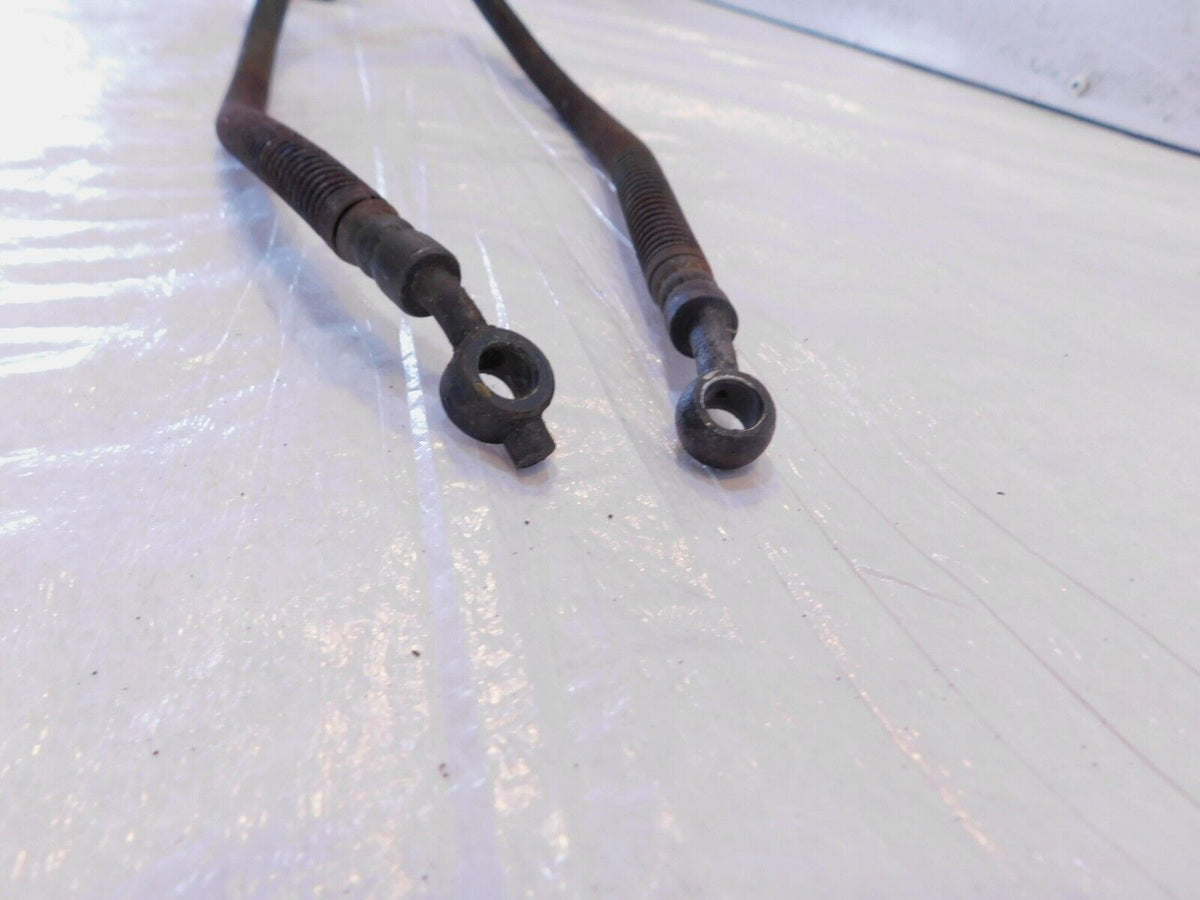 1990-1993 Kawasaki Ninja ZX6 ZX600D Front Wheel Brake Hose Pipe Lines & Joint - C3 Cycle