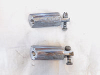 Harley Touring FXR Dyna Sportster & Softail Chrome & Rubber Footpegs Footrests
