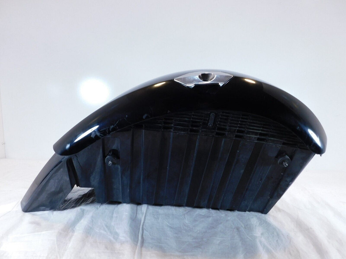 Victory Cross Country Left Cruiser Black Saddlebag Side Saddle Bag Bin/Lid Set - C3 Cycle