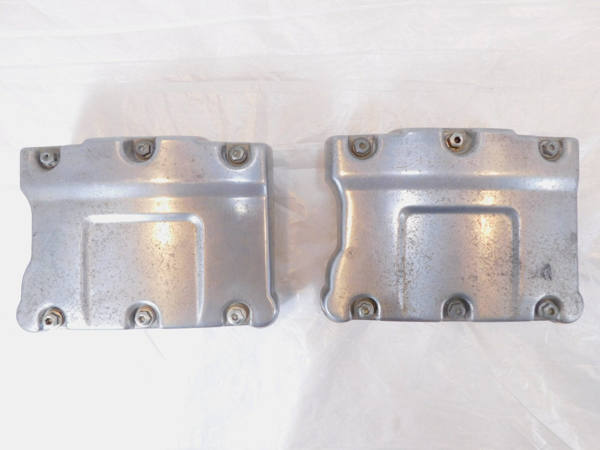 Harley Polished Twin Cam Touring Dyna Softail Cylinder Head Rocker Boxes & Arms - C3 Cycle