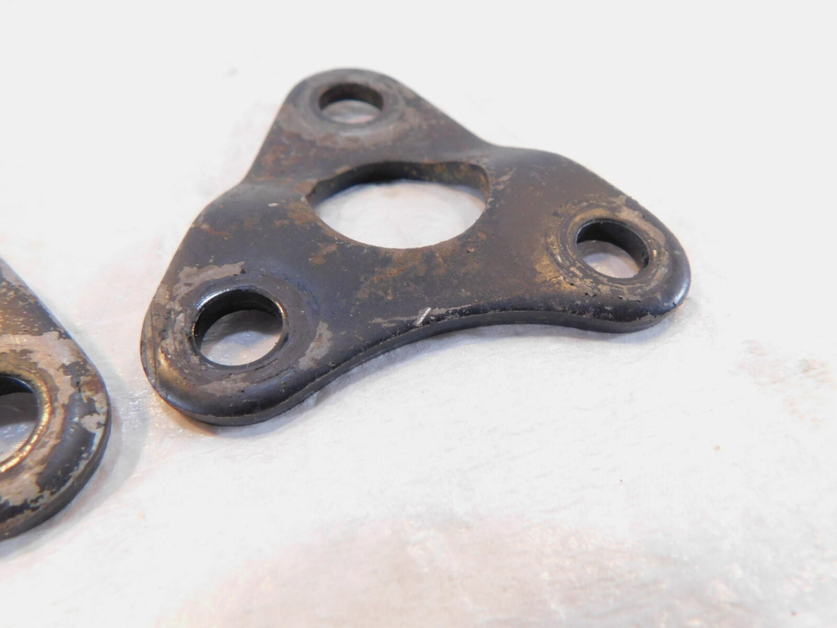 1982 82 Yamaha XJ750 Maxim 750 Black Front Left/Right Engine Mount Stay Brackets - C3 Cycle