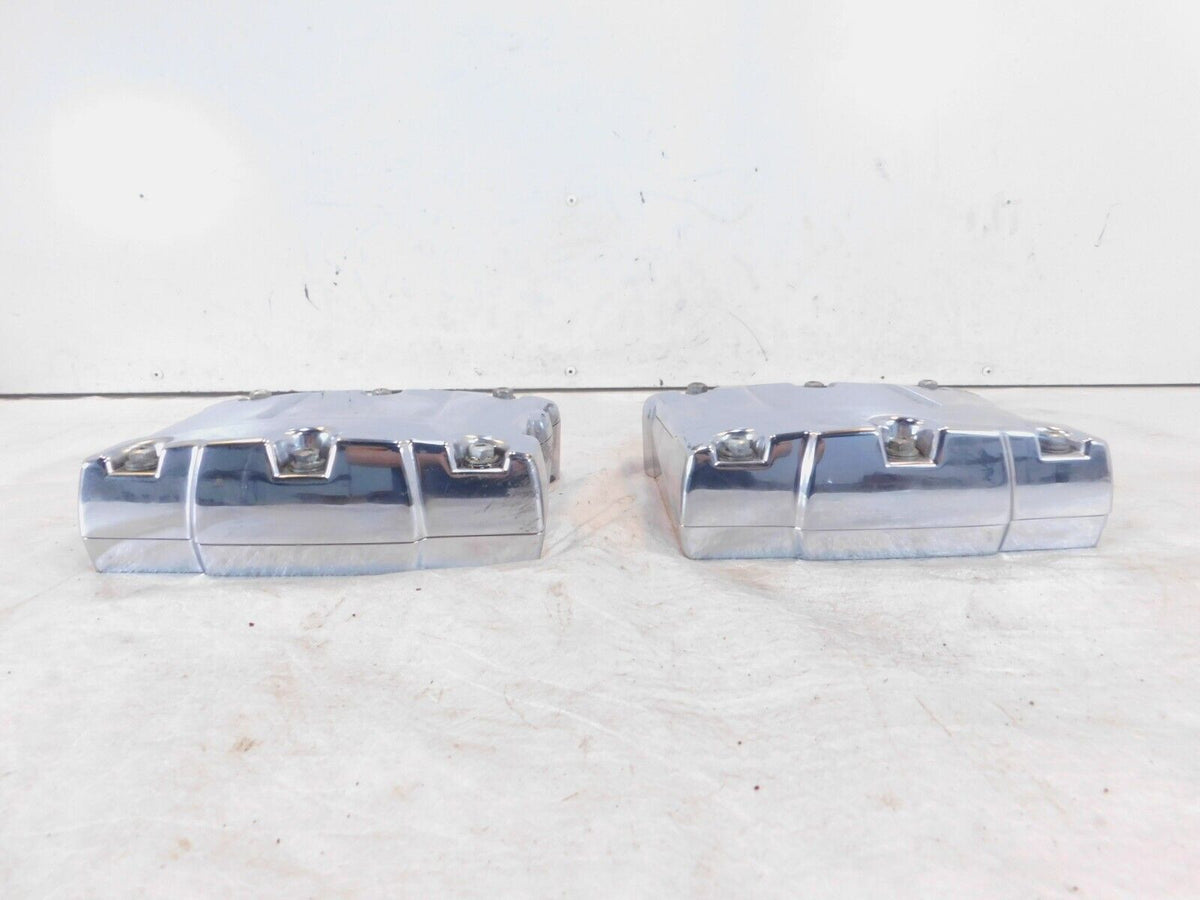 Harley Davidson Road King Dyna & Softail Chrome Cylinder Head Top Rocker Boxes - C3 Cycle