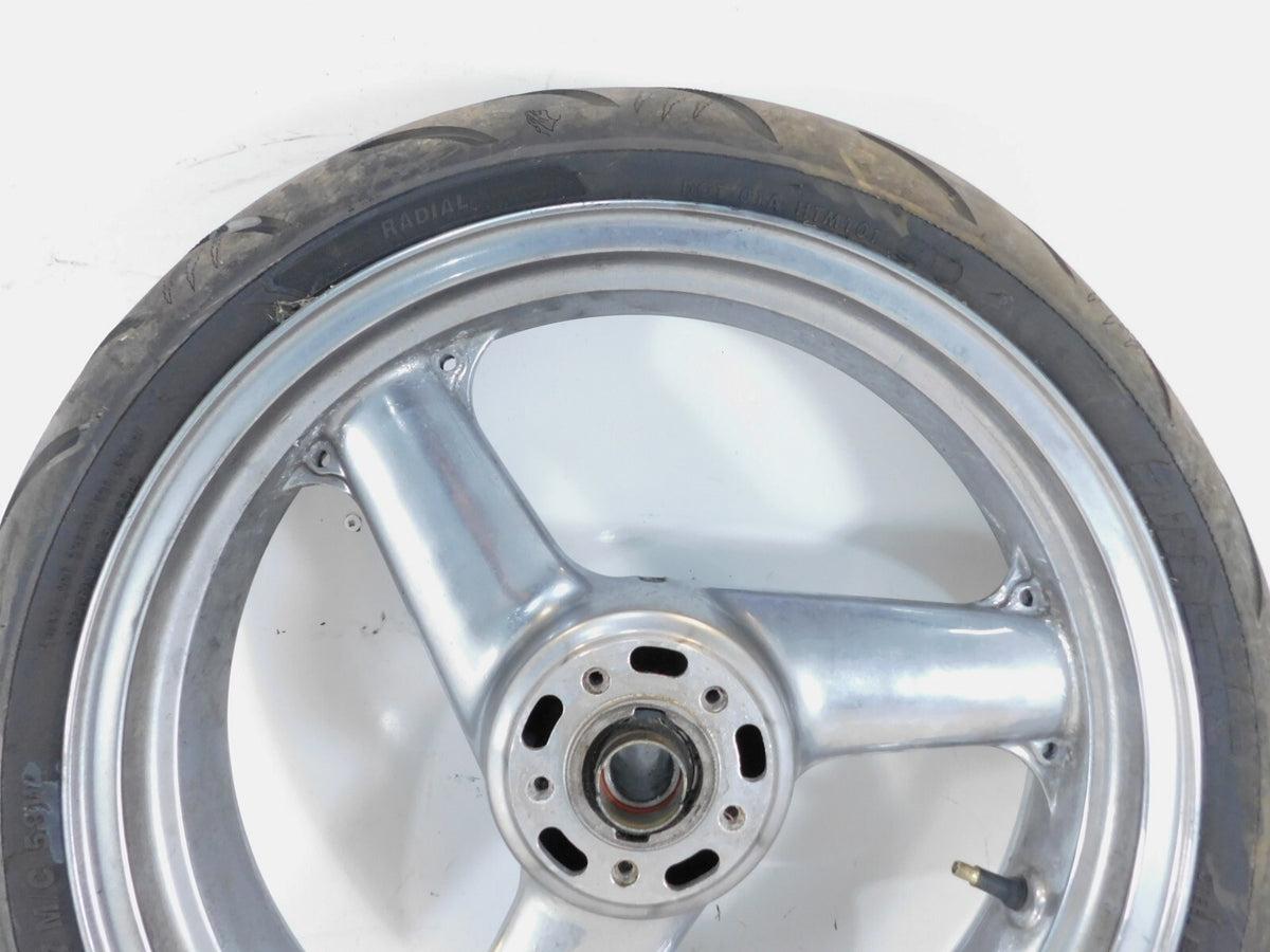 2002 2003 2004 2005 Kawasaki ZZR1200 ZX1200C Front Wheel Rim & Tire - 17x3.5" - C3 Cycle