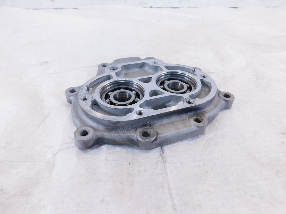 Harley Road King Dyna & Softail Silver Transmission Bearing Trap Door Plate - C3 Cycle