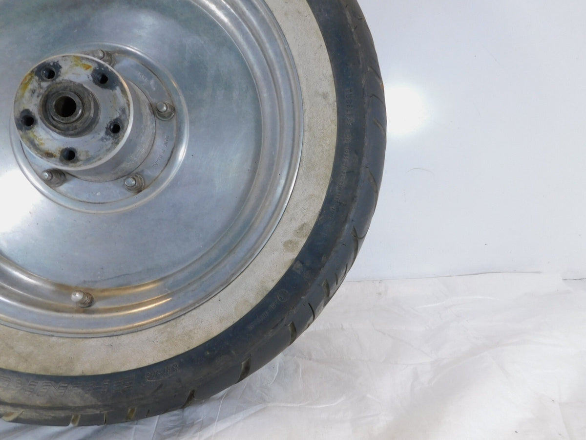 Harley Davidson Dyna Softail & Sportster 883 & 1200 Rear Wheel Rim w/ Tire- BENT - C3 Cycle
