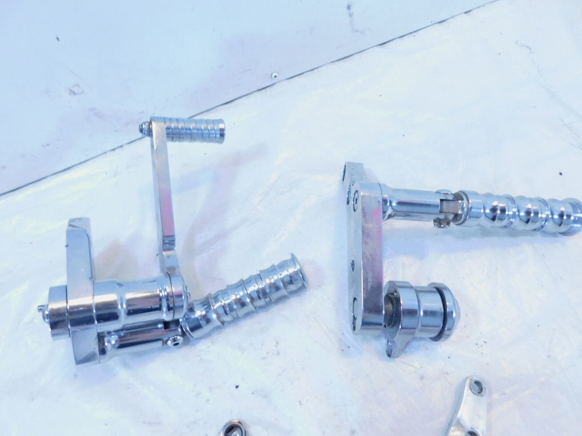 Titan Phoenix ZRM ZSX Softail Left Right Brake & Shifter Forward Control Pedals - C3 Cycle