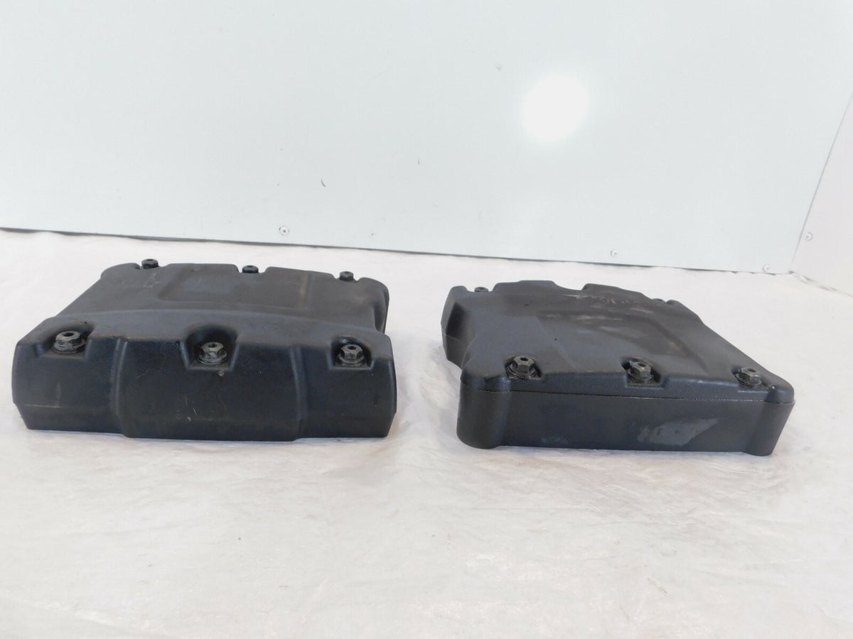 Harley Davidson Touring Dyna & Softail Black Wrinkle Cylinder Head Rocker Boxes - C3 Cycle