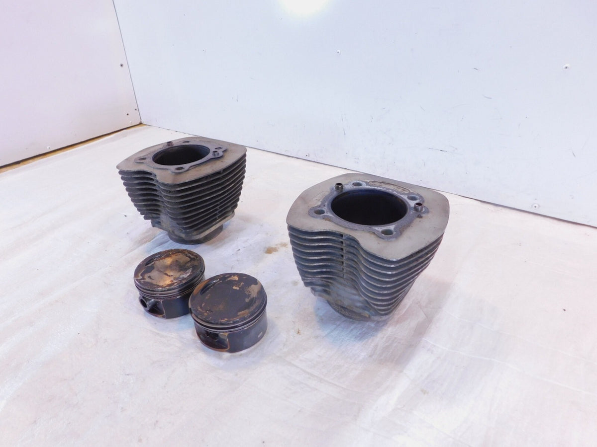 Harley Davidson Twin Cam Touring Dyna & Softail Engine Pistons & Black Cylinders - C3 Cycle