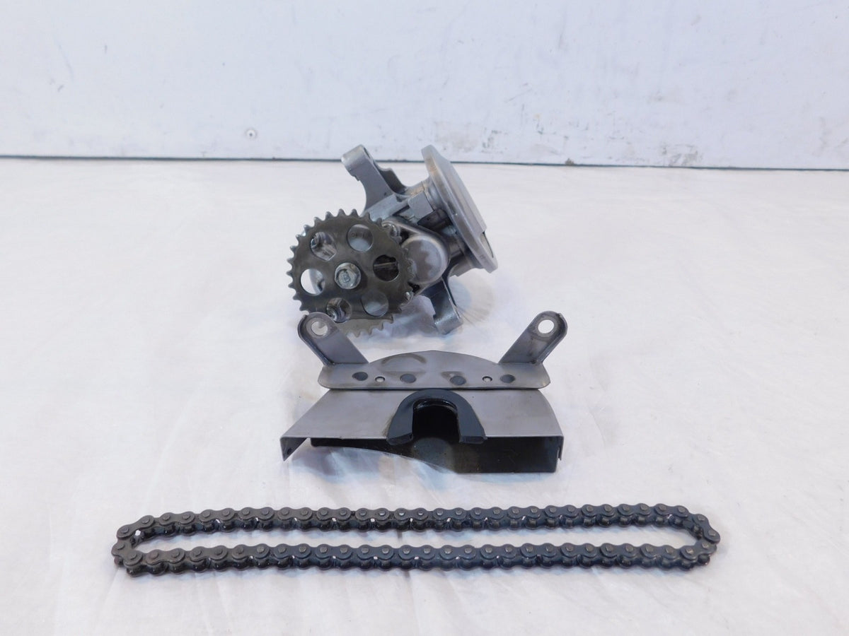 82-83 Yamaha XJ750 Maxim 750 Engine Motor Oil Pump, Sprocket Gear Chain & Guard - C3 Cycle