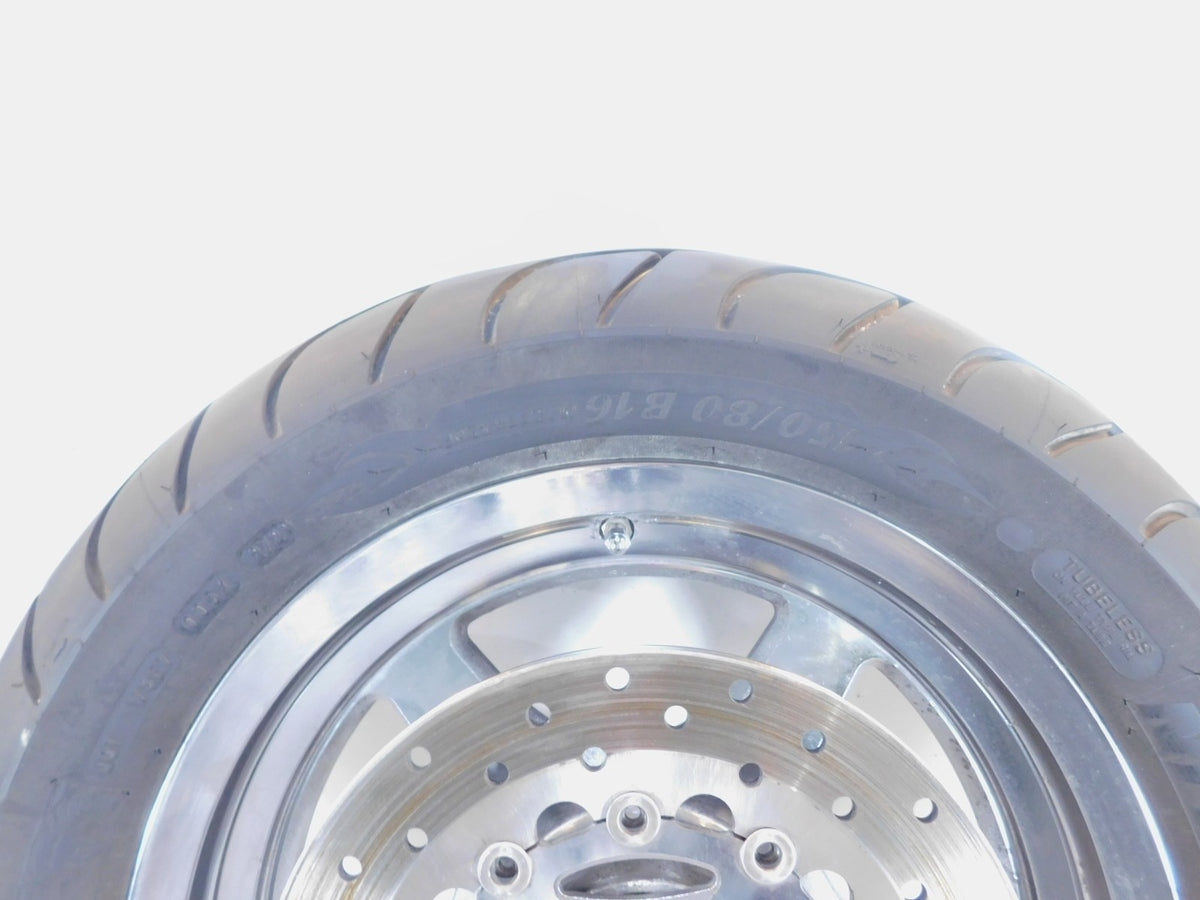 Harley Davidson Touring Road Street & Electra Glide Chrome Rear Wheel Rim & Tire - C3 Cycle