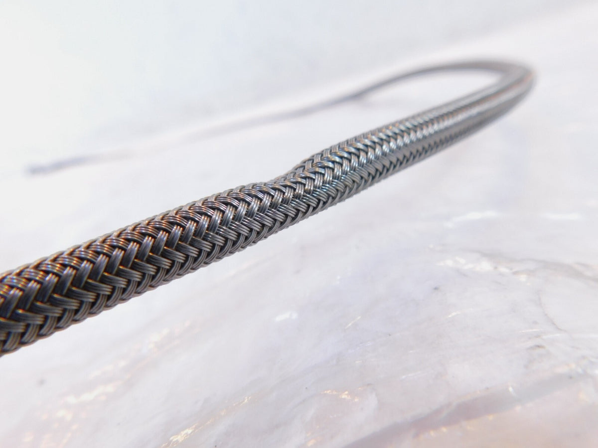 Harley Davidson Sportster 883 & 1200 Custom Front Wheel Braided Brake Line Hose - C3 Cycle