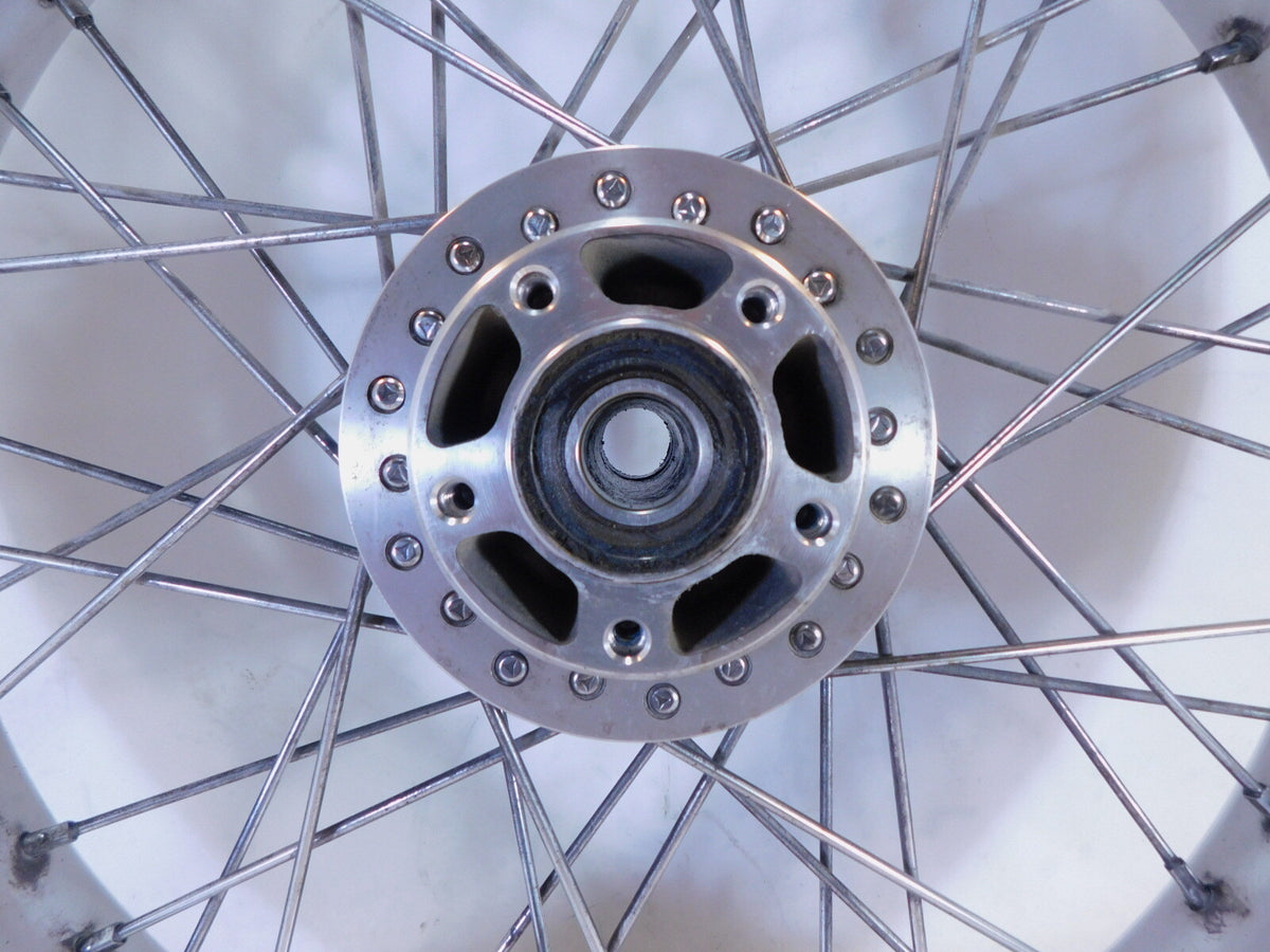 2009 Harley Davidson Dyna Street Bob FXDB Silver Laced Front Wheel Rim & Tire - C3 Cycle