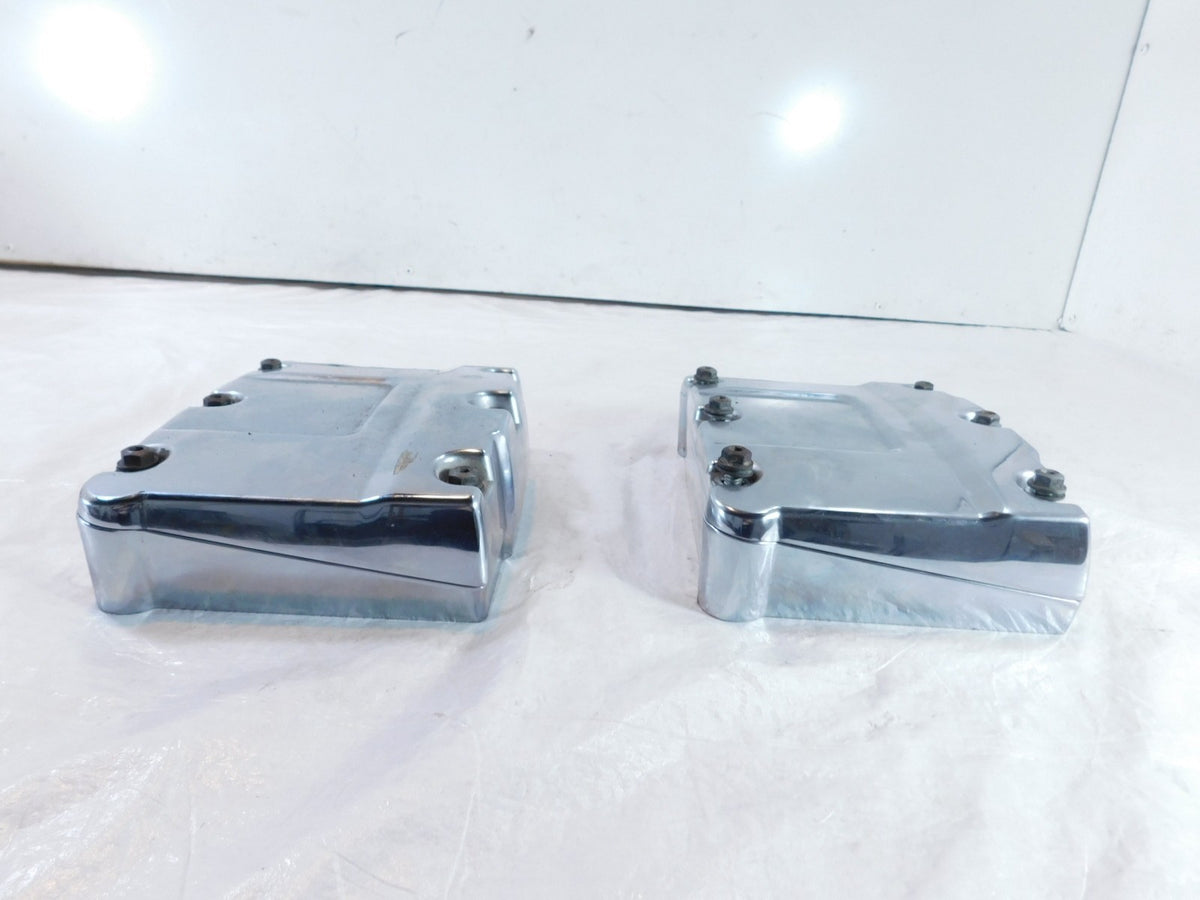 Harley Davidson Touring Dyna & Softail Chrome Cylinder Head Rocker Boxes