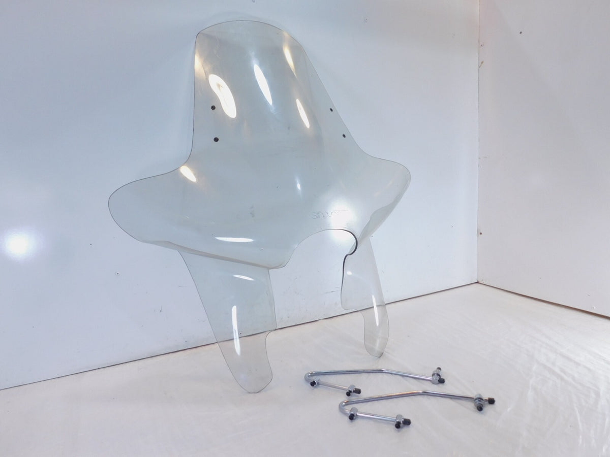 Honda CX500 CX500C & CX500D Silhouette Front Wind Screen Windshield w/ Mounts - C3 Cycle