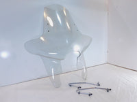Honda CX500 CX500C & CX500D Silhouette Front Wind Screen Windshield w/ Mounts - C3 Cycle