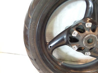 2002 & 2003 Ducati Monster 620 750 & 800 Black Rear Wheel Rim & Tire - Straight - C3 Cycle