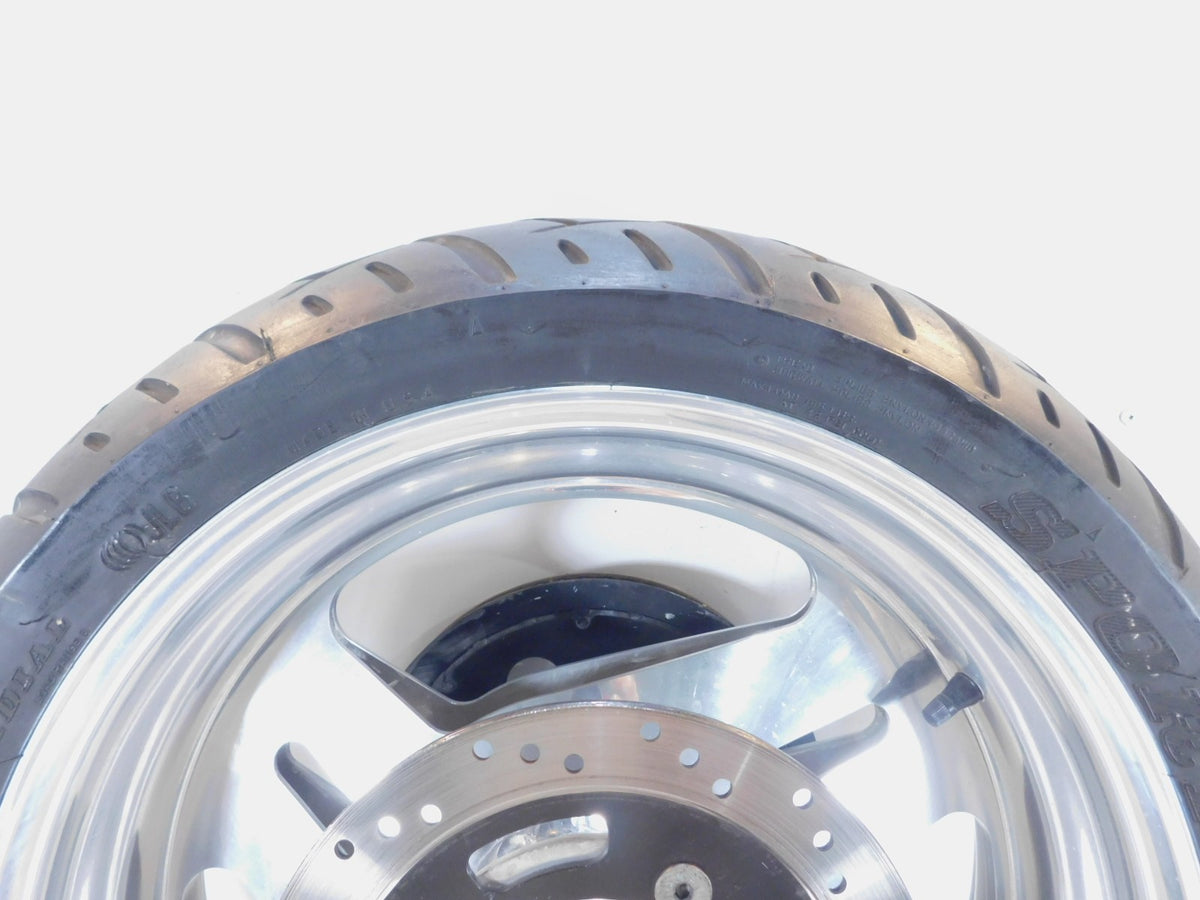 1995 & 1996 Buell M2 Thunderbolt Silver Rear Wheel Rim & Tire w/ Sprocket - C3 Cycle