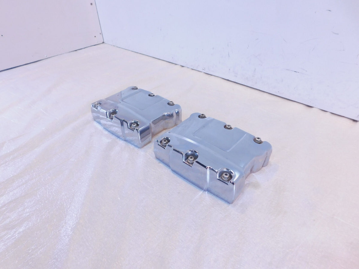 Harley Road King Dyna & Softail Chrome Cylinder Head Top Rocker Boxes & Arms - C3 Cycle