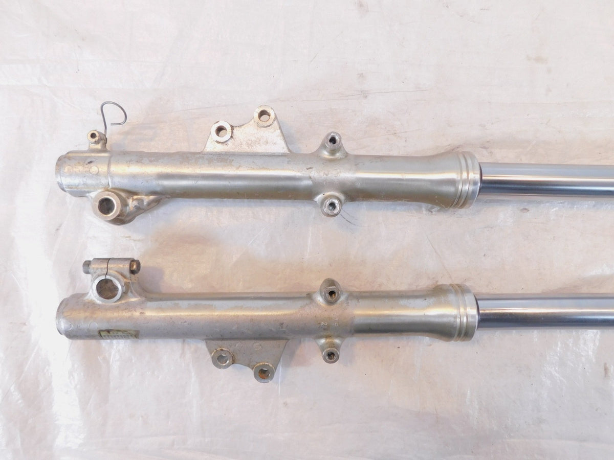 1982 82 Yamaha XJ750J Maxim 750 Front Left/Right Suspension Fork Shocks Leg Tube - C3 Cycle