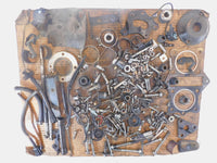 1983 83 Kawasaki LTD Belt KZ440 KZ440D Misc Nuts Bolts & Brackets Box Parts Lot - C3 Cycle