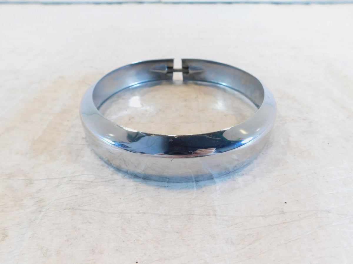 Harley Touring Electra Glide & Softail Passing Fog Light Lamp Chrome Trim Ring - C3 Cycle