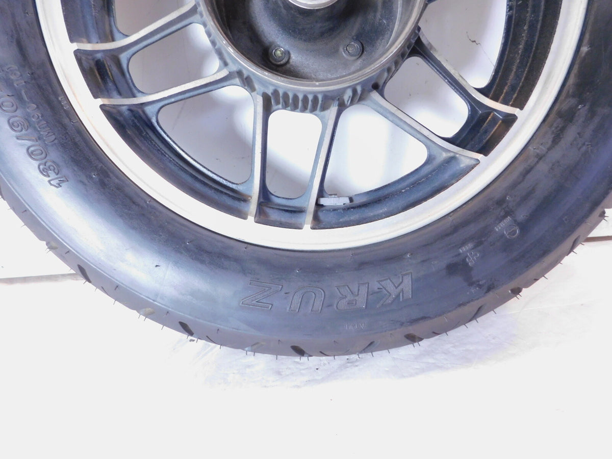 Honda CB650 CB650SC Nighthawk 650 Black Spoked Rear Wheel Rim & Tire 3" x 16" - C3 Cycle